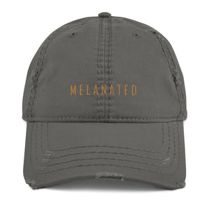 Melanated Distressed Dad Hat