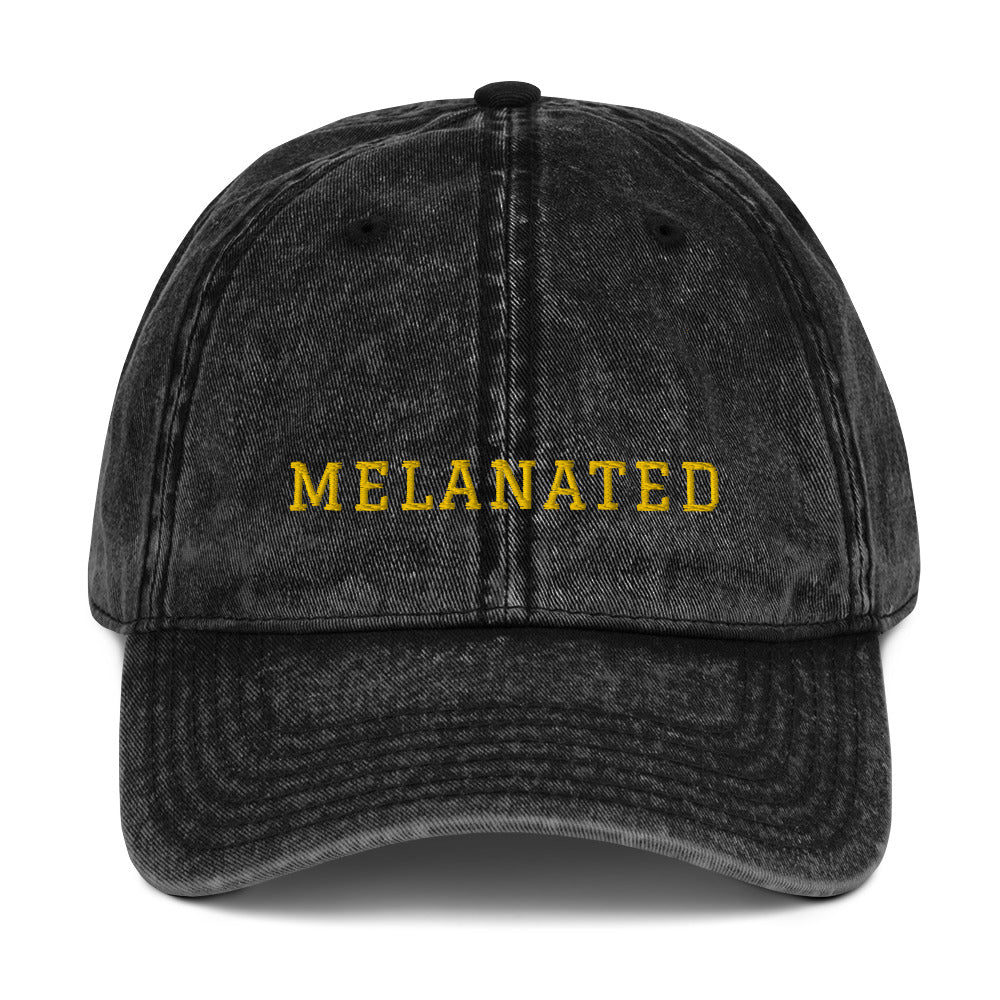 Melanated Vintage Cotton Twill Cap