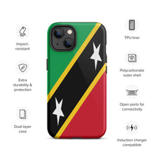 Load image into Gallery viewer, St Kitts &amp; Nevis iPhone case