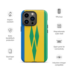 Load image into Gallery viewer, St Vincent &amp; Grenadines iPhone case