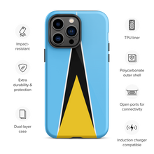 Load image into Gallery viewer, St. Lucia iPhone Case