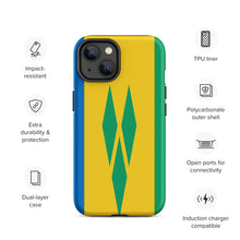 Load image into Gallery viewer, St Vincent &amp; Grenadines iPhone case