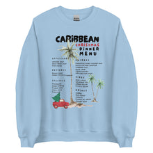 Load image into Gallery viewer, Caribbean Christmas Dinner Unisex Sweatshirt