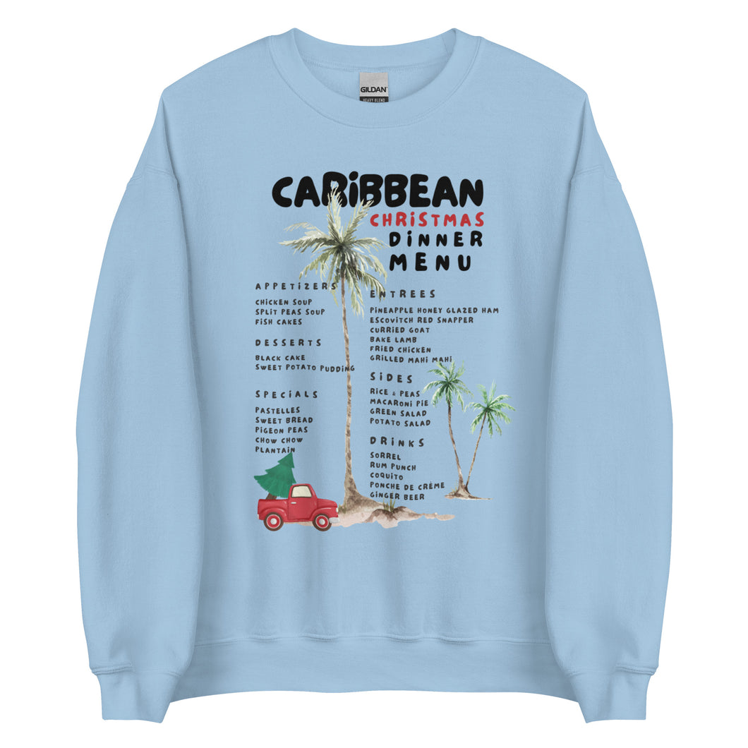 Caribbean Christmas Dinner Unisex Sweatshirt