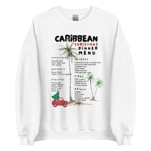 Caribbean Christmas Dinner Unisex Sweatshirt