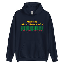 Load image into Gallery viewer, Made in St. Kitts &amp; Nevis Unisex Hoodie