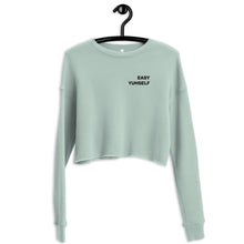 Load image into Gallery viewer, Easy Yuhself Crop Sweatshirt